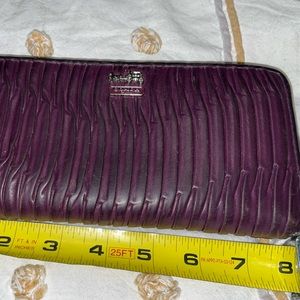Coach leather wallet